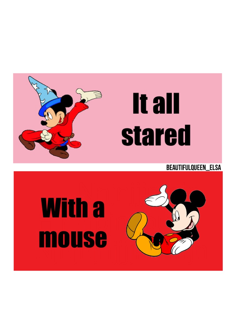 It all stared with a mouse