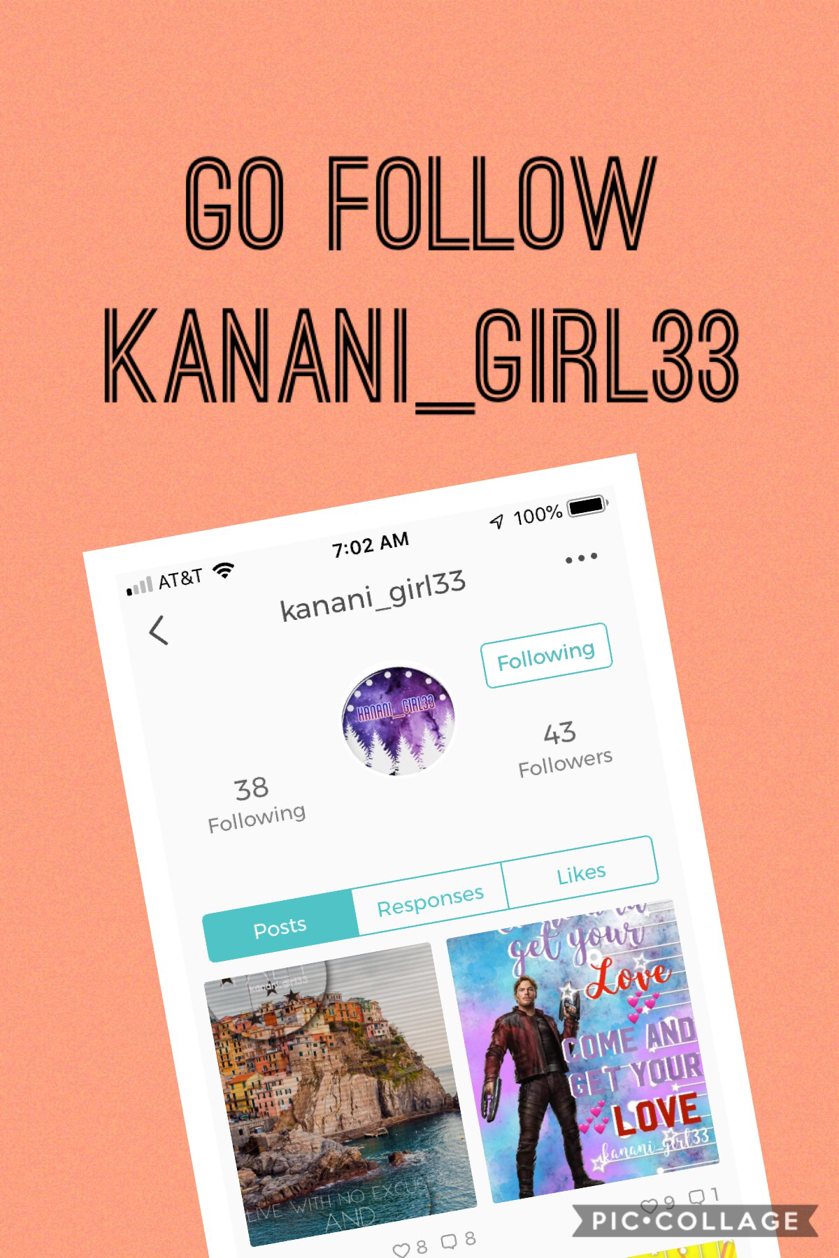 Kanani_girl33 won the Guess me! Contest. Go follow her.