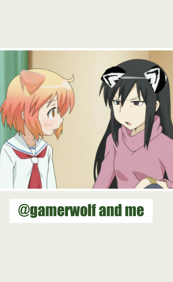 @gamerwolf and me