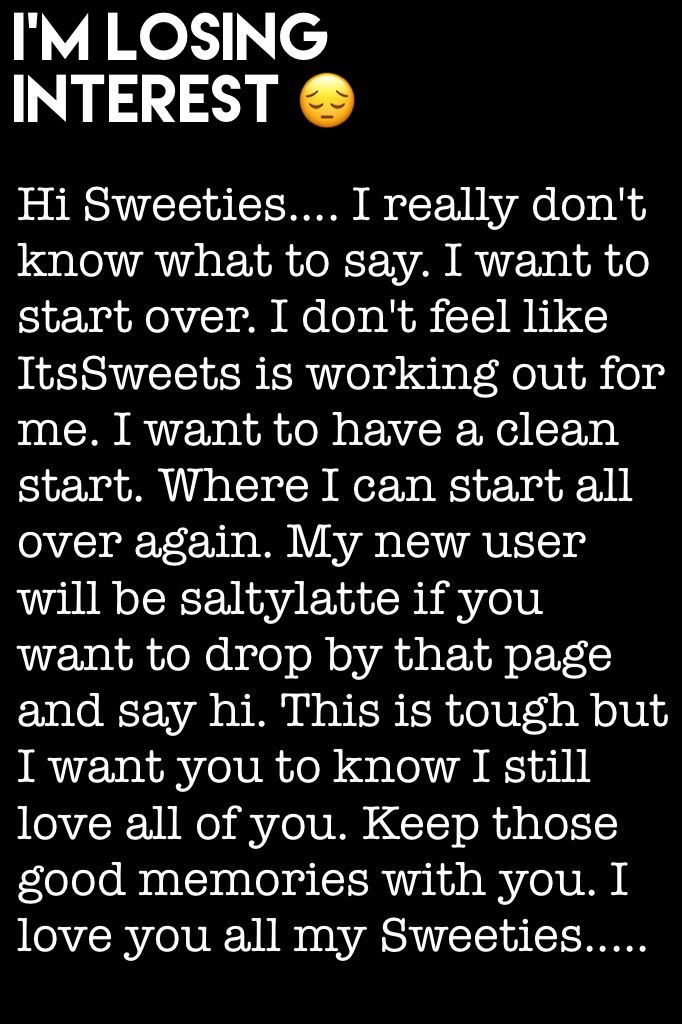 Click
This is the last post you will see from me.... my new user is saltylatte no caps.....