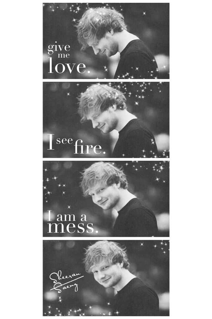 Ed Sheeran is probably my favorite male singer 😌 his songs and his voice are just so warm and soothing. 🌸