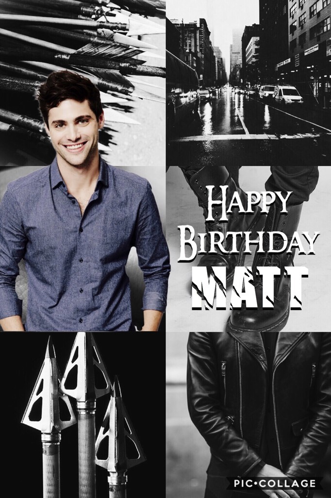 October 1st!! Happy 30th Birthday Matt!! 