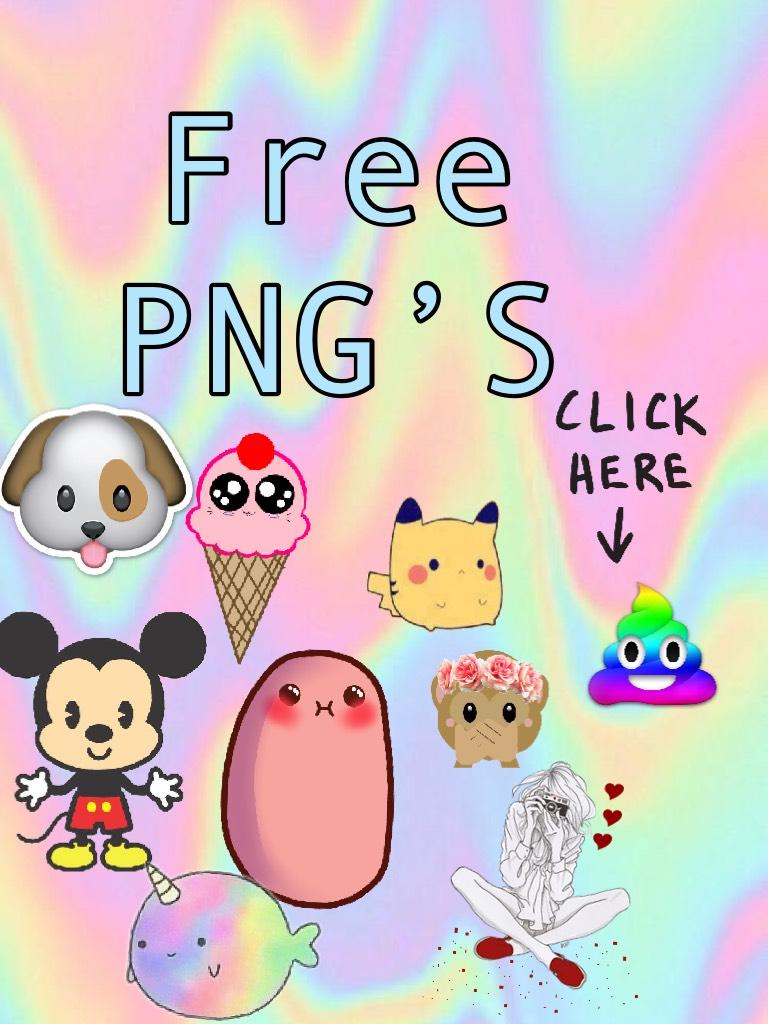 Tap and you’ll get free png’s