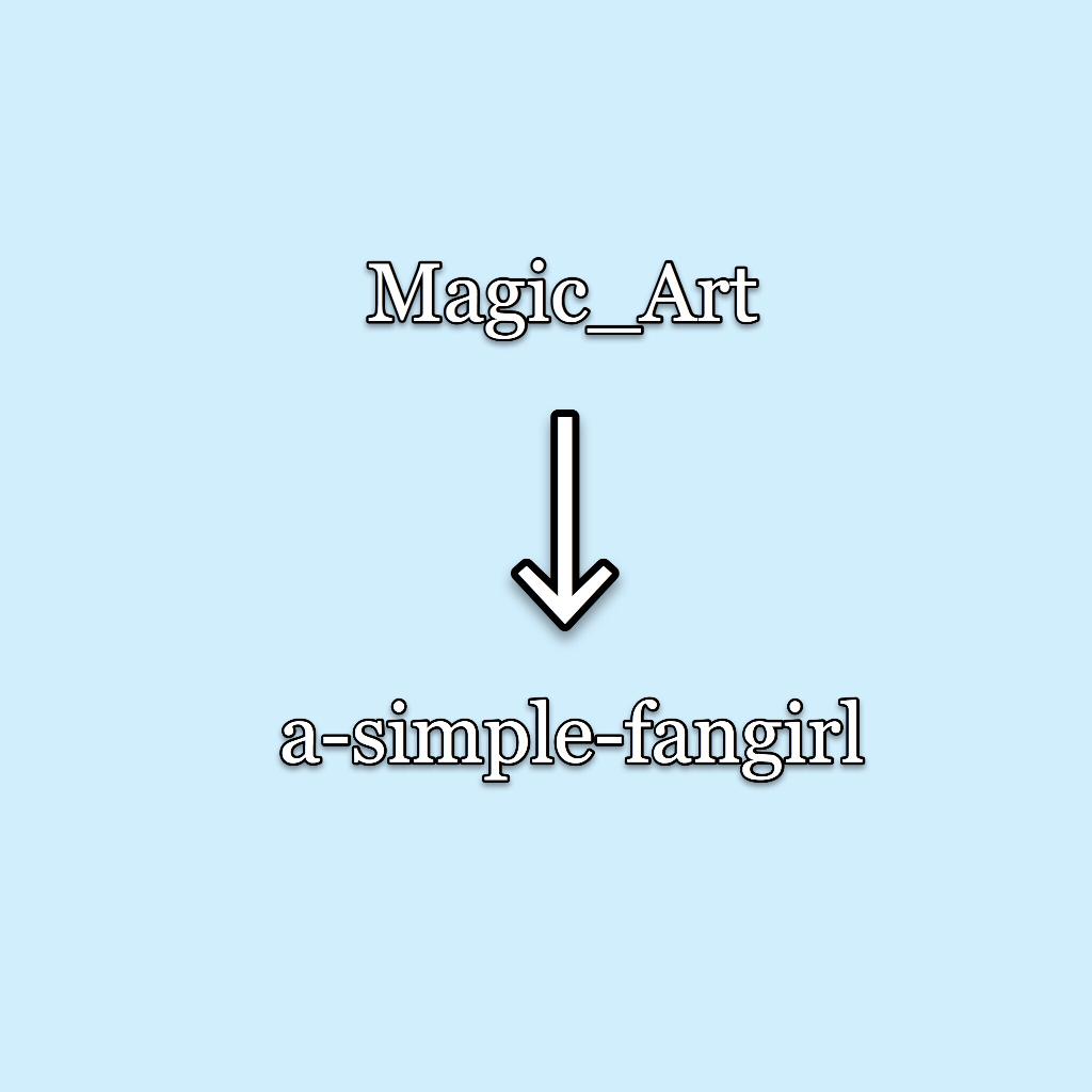 change my username from @Magic_Art  to  @a-simple-fangirl