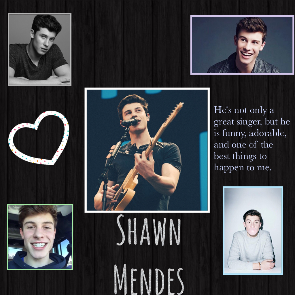 Shawn Mendes, my inspiration, my love
