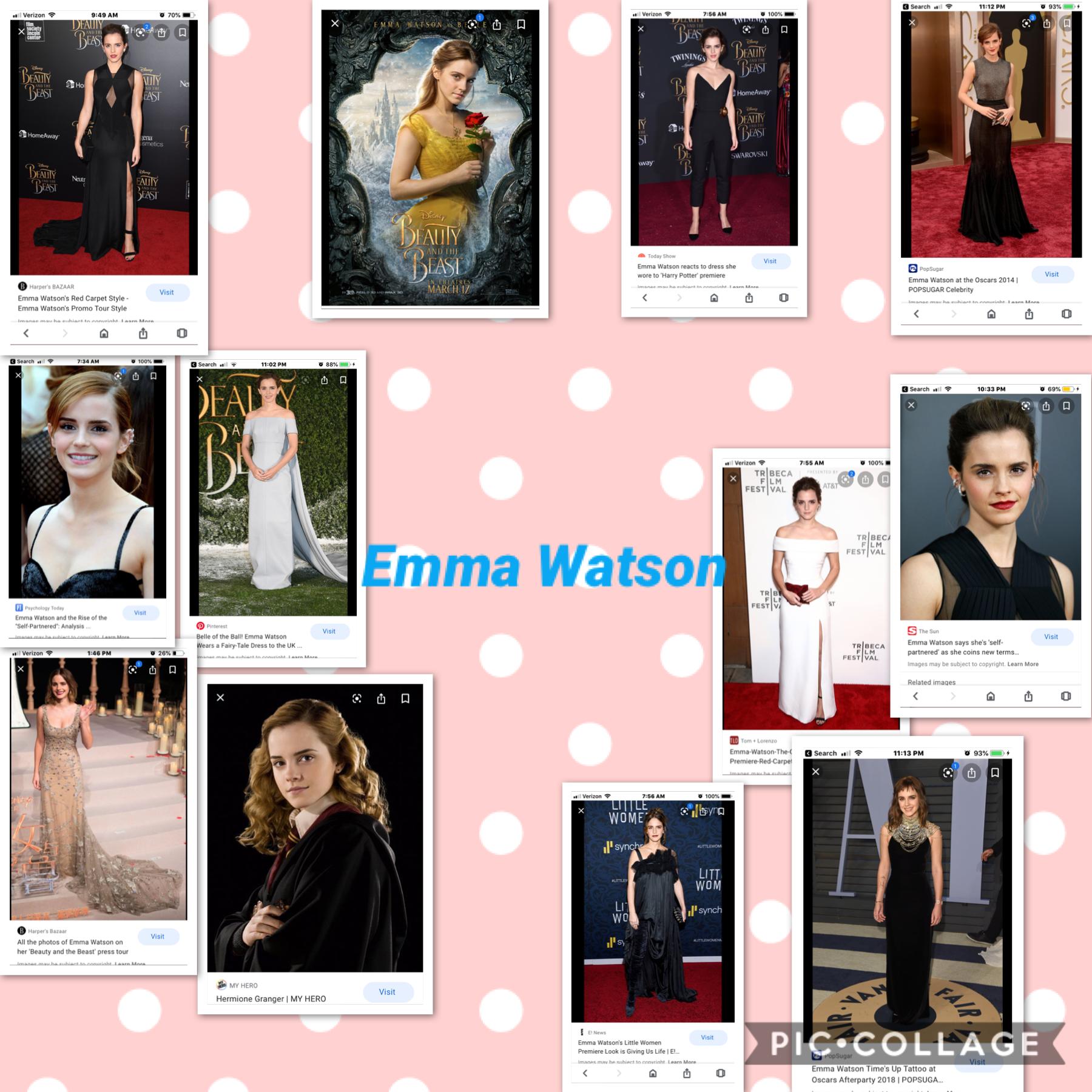 One of my role models Emma Watson 