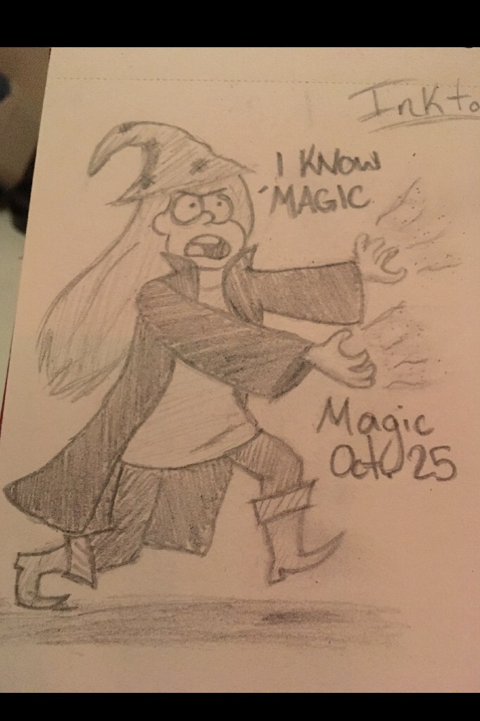 Don’t worry, she knows magic
