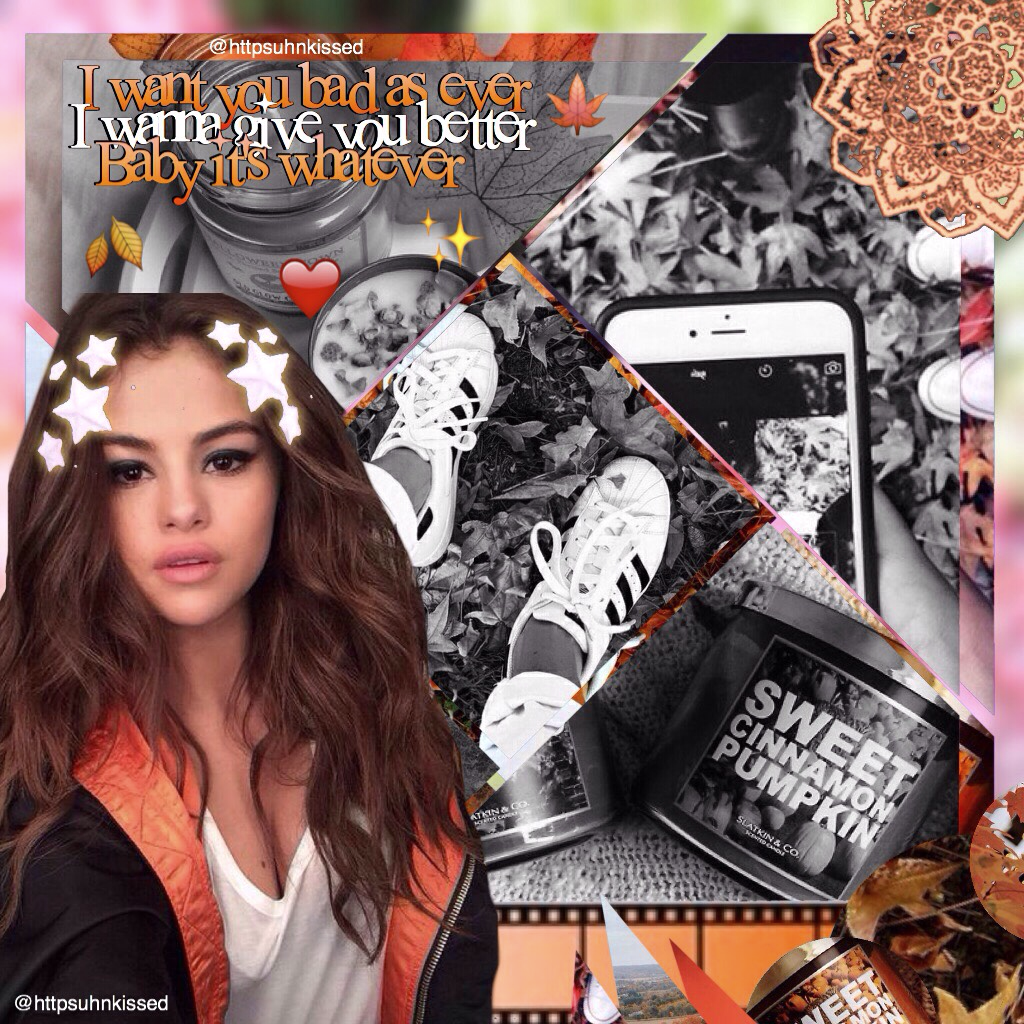 WASSGUDDD🌟 FALL VIBES🍁❤️ Selena is so pretty I can't even 😭💗ILYGSM LIKE AND COMMENT💧🍼