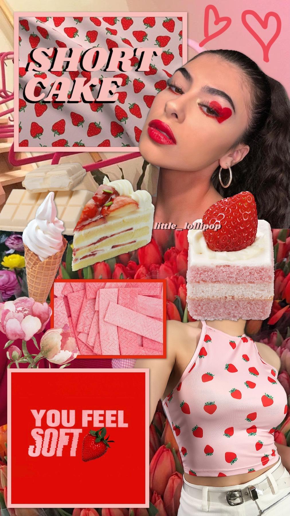 i started making this while taking my nail polish off, so part of this collage was made with only one hand💅🏻 anywho enjoy this collage inspired by my brand new pyjama shorts!🌸🍓