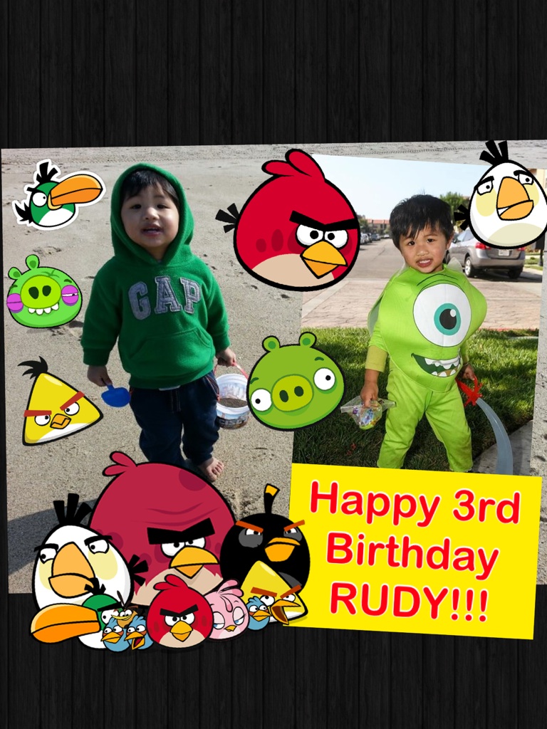 Happy 3rd Birthday RUDY!!!