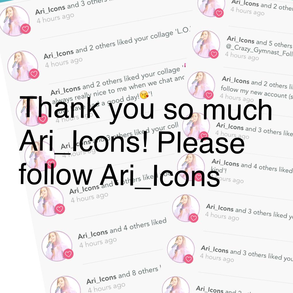 👉🏾Please Click👈🏾
Thank you so much Ari_Icons! Please follow Ari_Icons Thank you to the people who keep spamming me with likes💖 I love giving Shoutouts and thank you guys so much for following me🦄🙏🏾