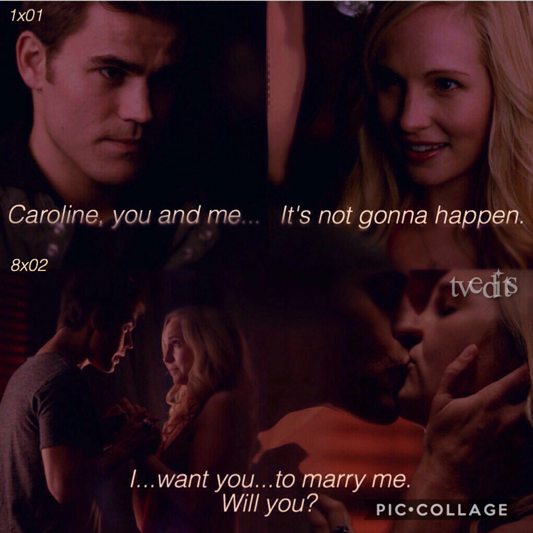 Tap me!

OML I freaking love Steroline! I think I've rewatched The Vampire Diaries a million times. It's kind of a problem. QOTD: What is your favorite tv ship? 