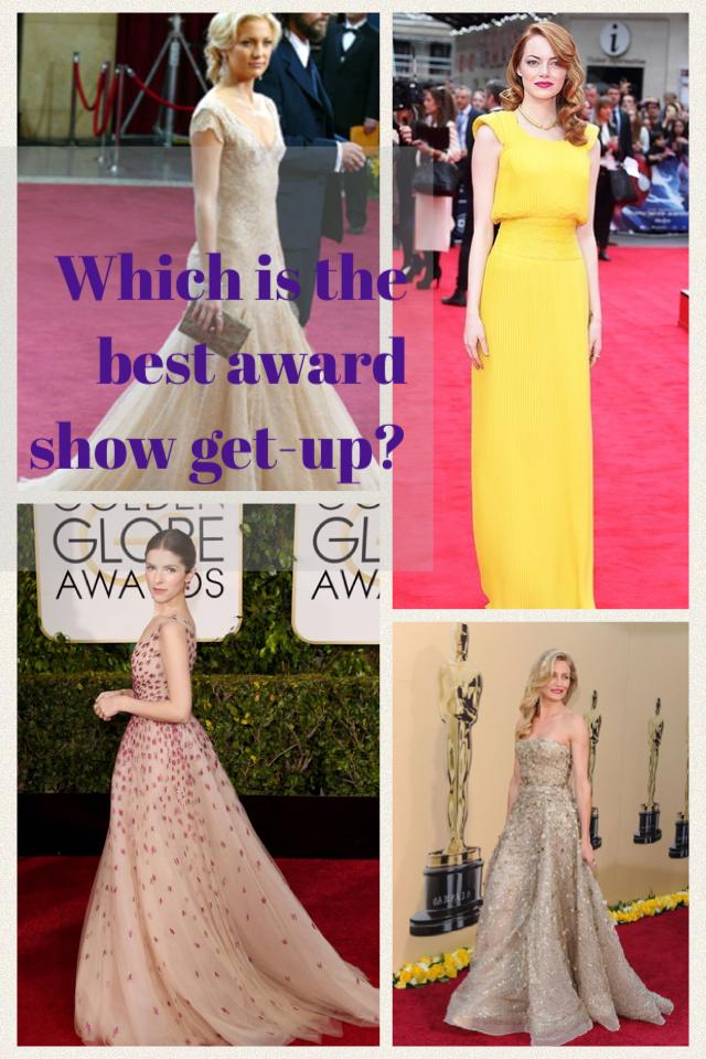 Which is the best award show get-up?