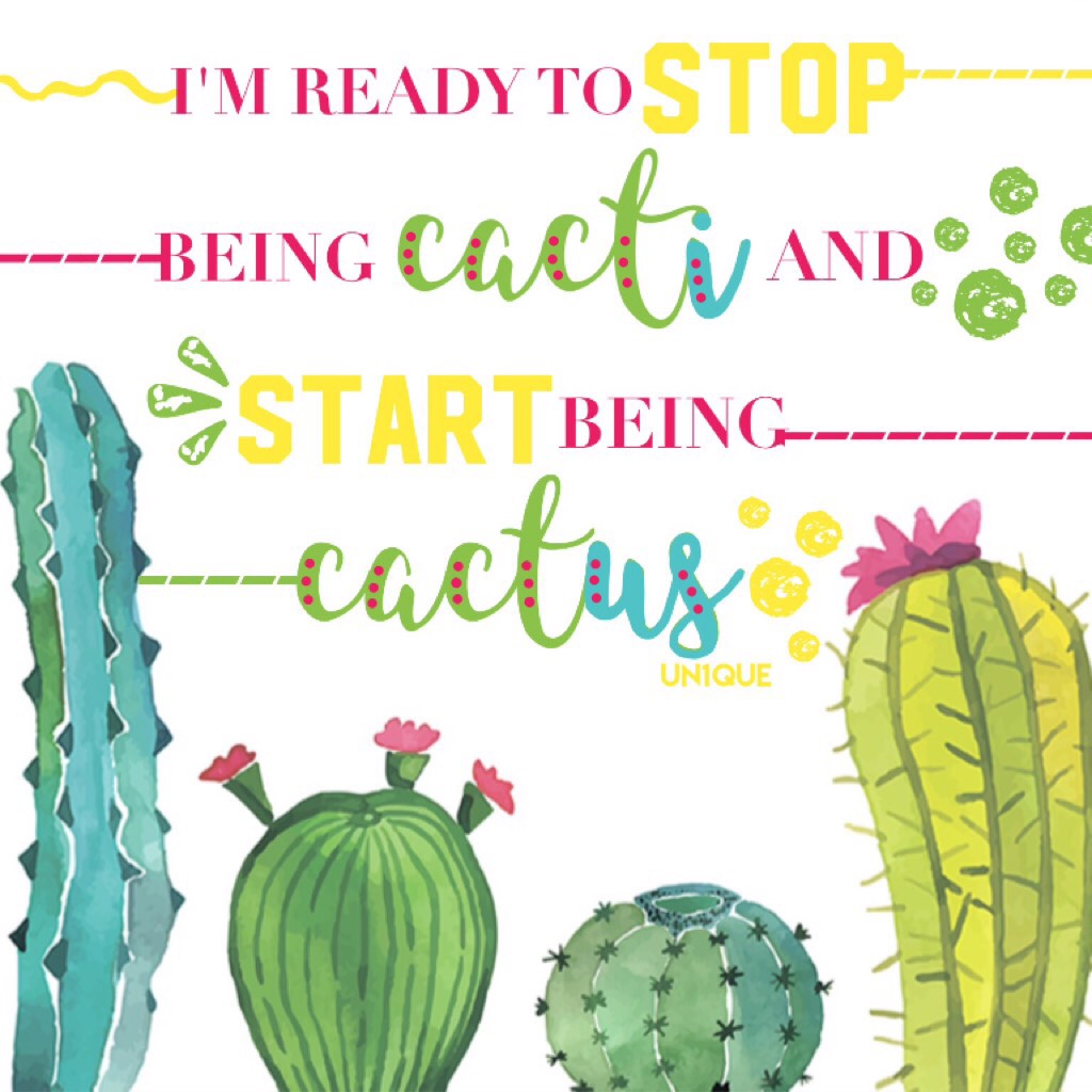 🌵TAP🌵
Hope you like this one, I love the quote even though it means the opposite of what it says😂
Please Rate 1-10
QOTD: Most likes on a collage?
AOTD: 91!