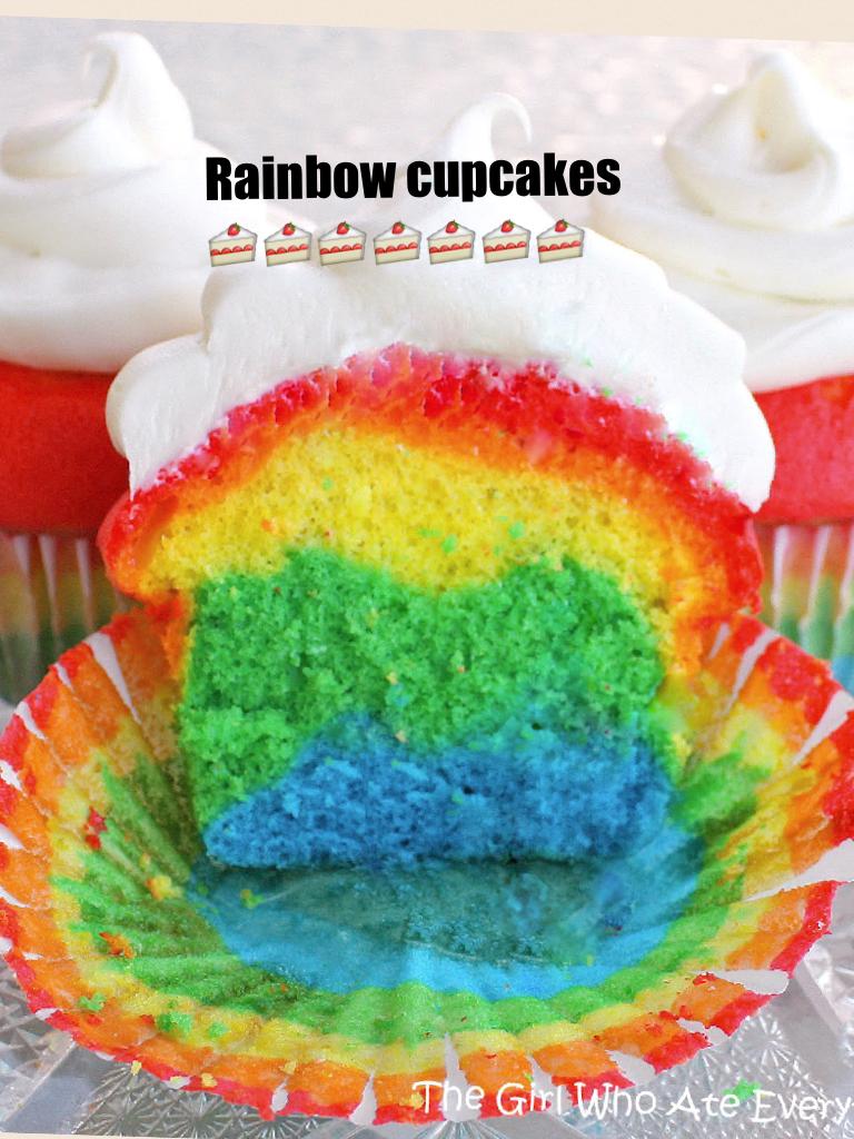 Rainbow fun whith baking