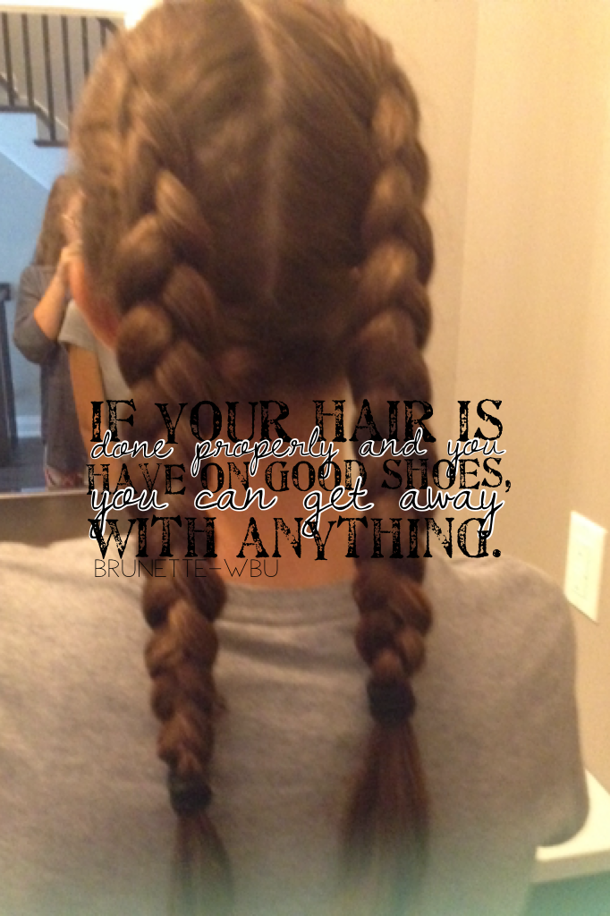 💆🏼 T A P 💆🏼
My sister did this on my hair btw!!
I love this quote, this is me to a tee👌🏼❤️😍