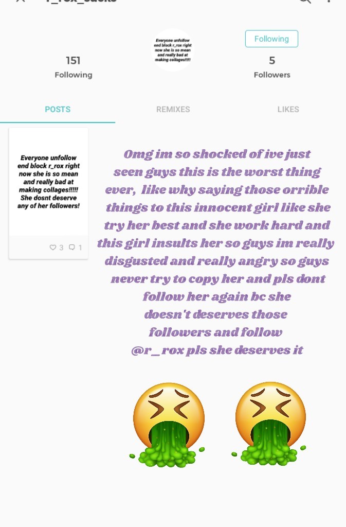 Omg im so shocked of ive just
 seen guys this is the worst thing 
ever,  like why saying those orrible
 things to this innocent girl like she
 try her best and she work hard and 
this girl insults her so guys im really 
disgusted and really angry so guys
