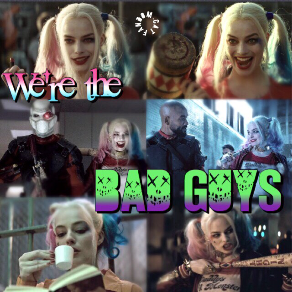 Yasss Harley Quinn!!!💕💙💚💜
QOTD- Have you seen Suicide Squad??? Who's your favorite character????
AOTD-Yassssss and I loved it!😍Harley's my favorite!🌟🤗😍