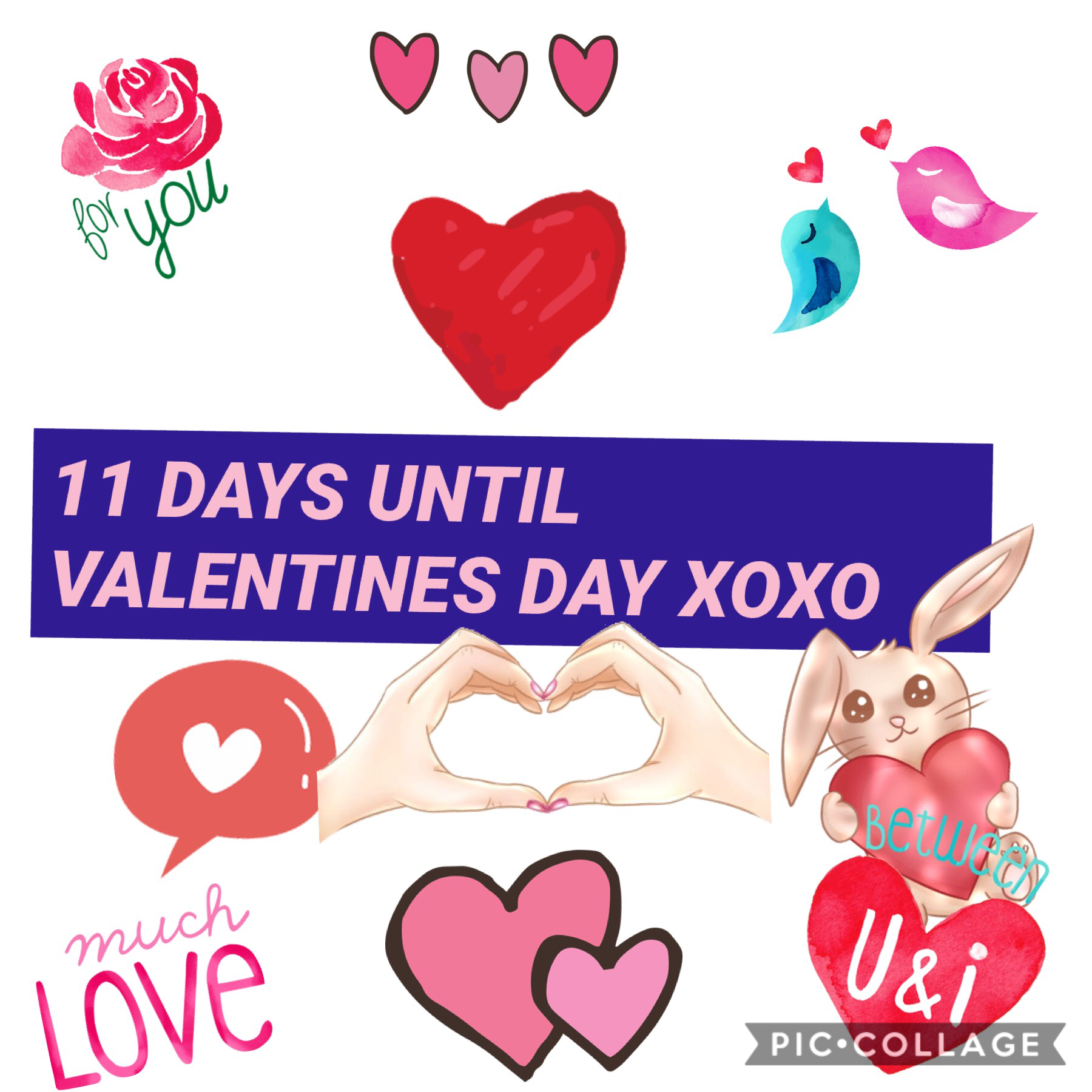 Count down to Valentine’s Day....❤️❤️
11 days till Valentine’s Day ❤️🧡💛💚💙💜🖤💕💞💓💗