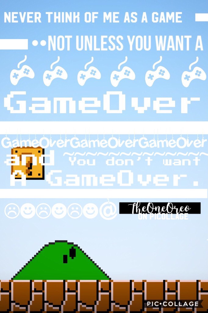 💔 Game Over 💔(TAP💝)

    Using some third
party fonts now~~~~~
   Let me know what
you all think!

     Still doing icons!
 Feel free to fill out my
     icon form  💖
 