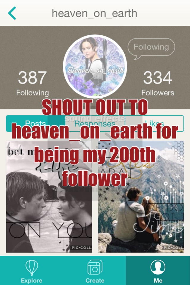 SHOUT OUT TO heaven_on_earth for being my 200th follower
