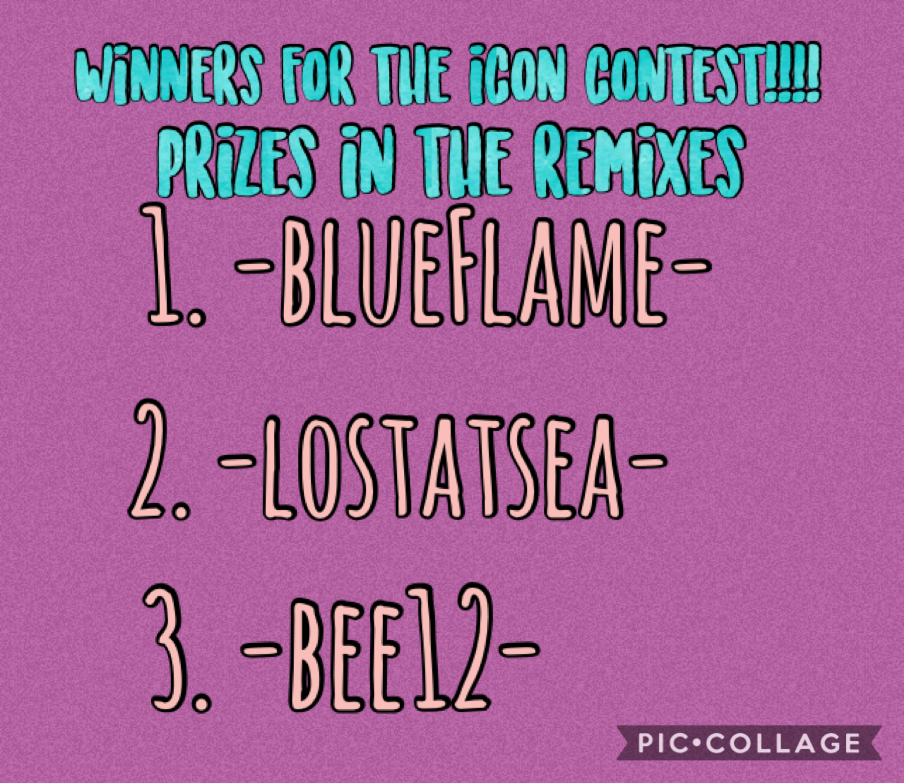 Prizes in the remix
