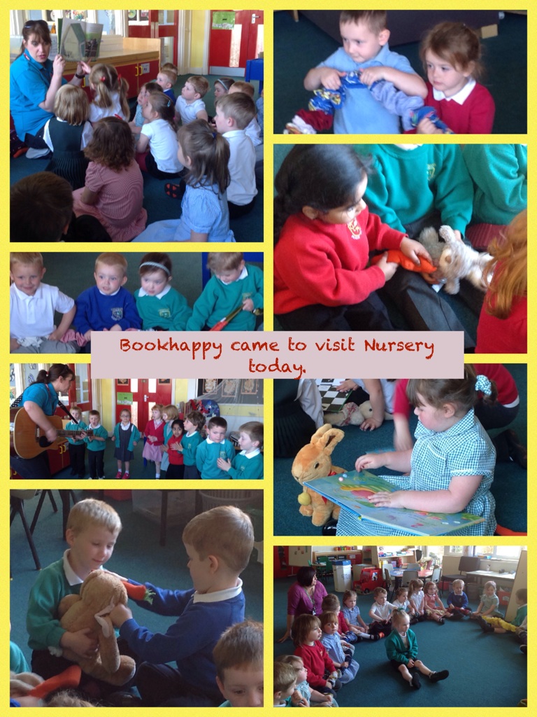 Bookhappy came to visit Nursery today. 