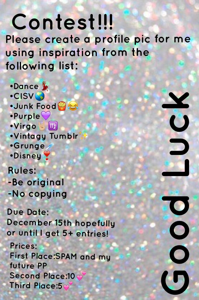 Contest for my PP💕