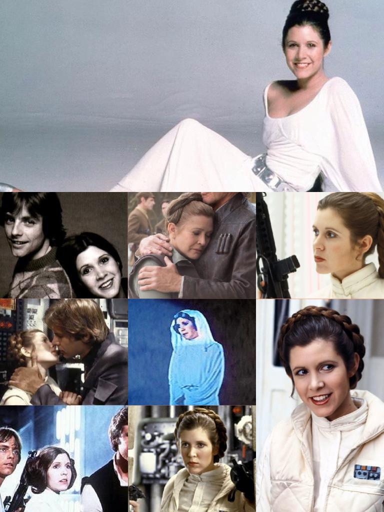 RIP carrie fisher we all love u! And all the star wars movies