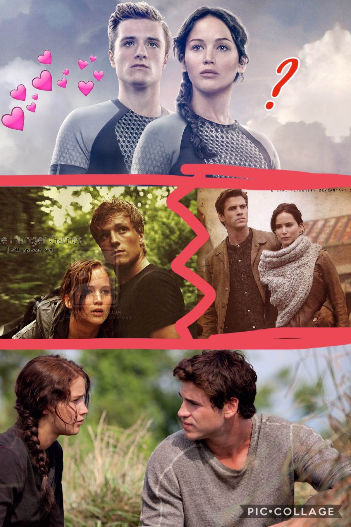 Like this collage if you ❤️ the Hunger Games 
