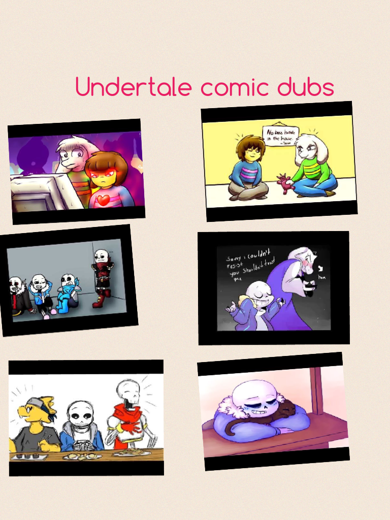 Undertale comic dubs