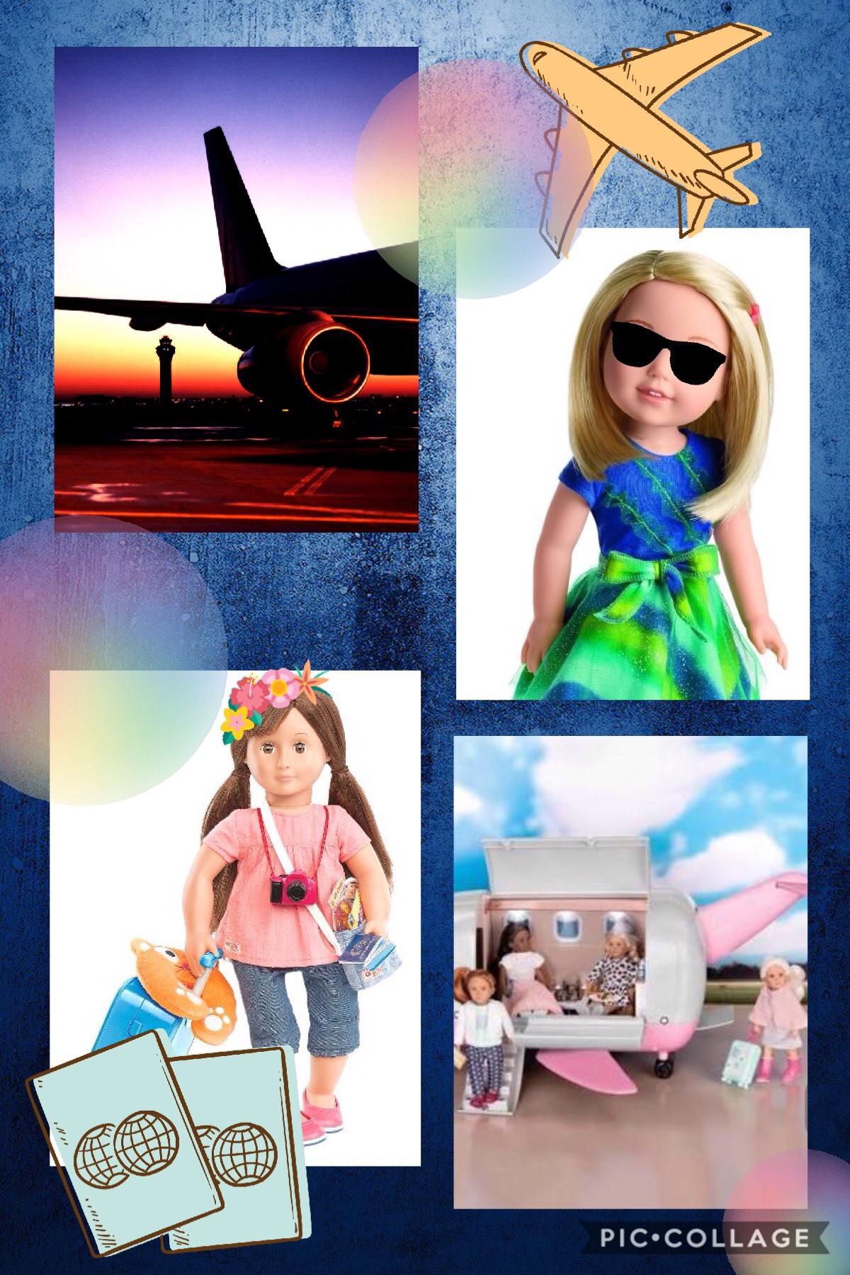 Dolls love to travel you know!