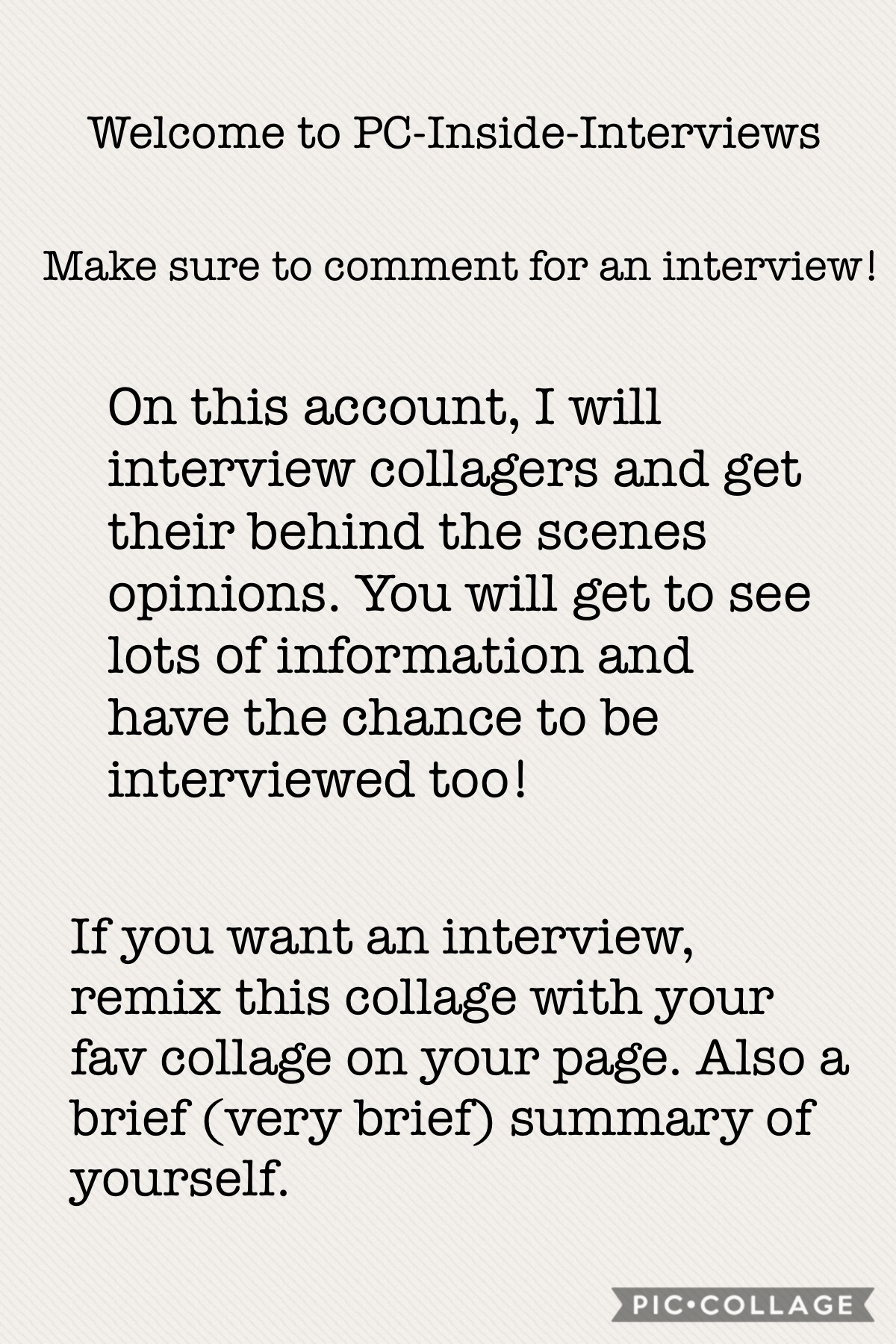 Collage by -PC-Inside-Interviews-