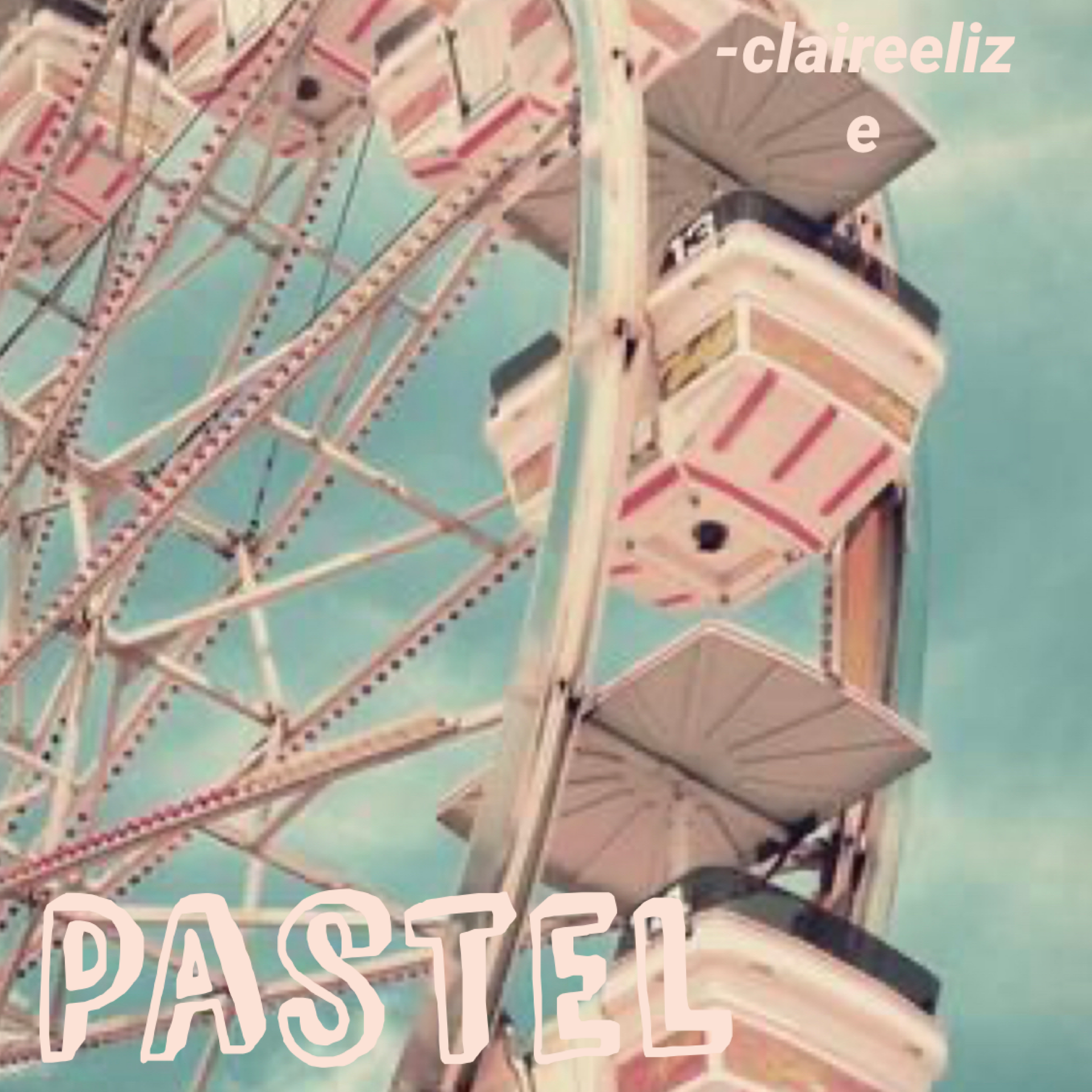 Cute Pink Pastel Ferris Wheel! <3 -claireelize