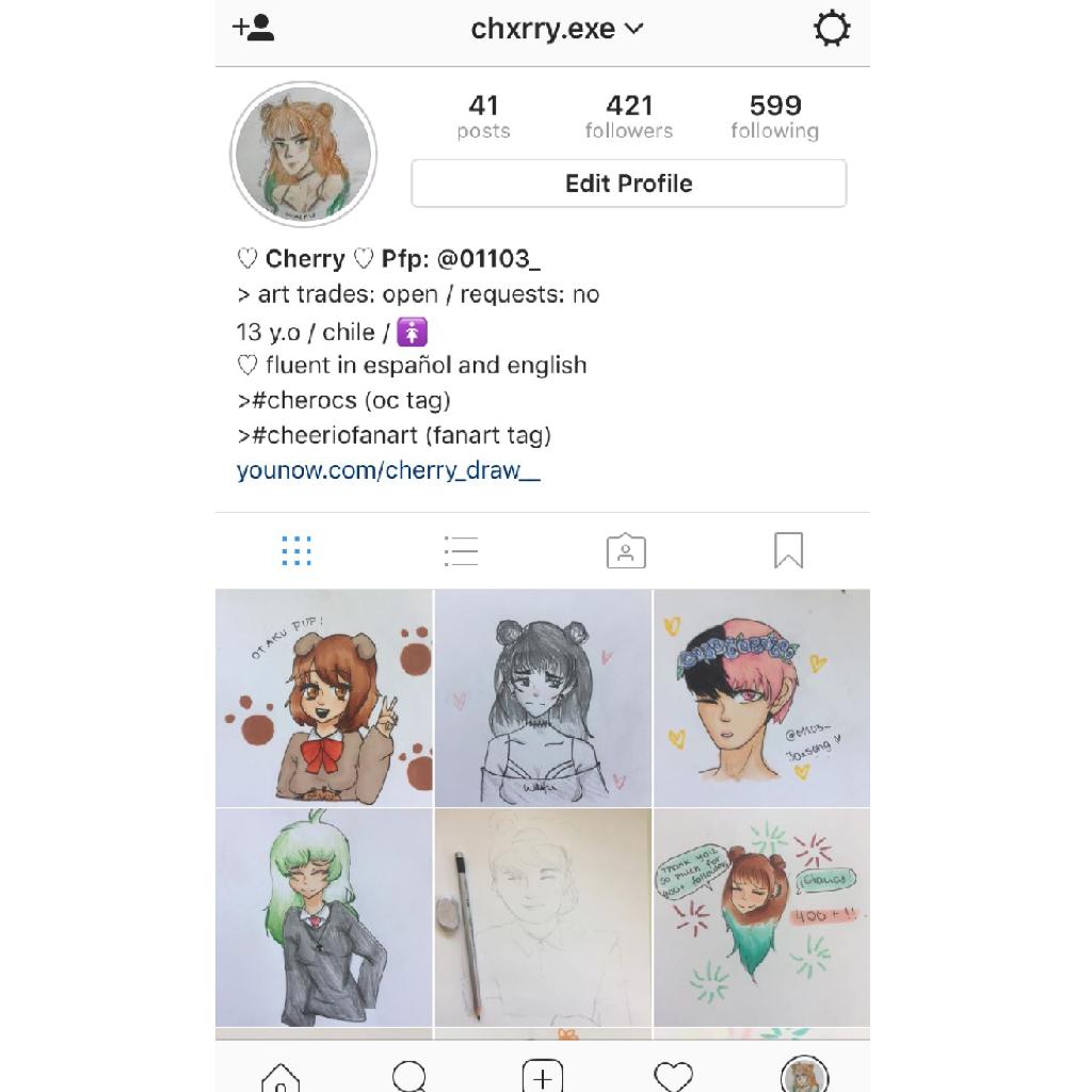 PLEASEEE if you have ig go follow me!!! I'll post art sooner there and i have interesting vlogs (ish) in my story so YeaH and maybe i'll do livestreams!!!