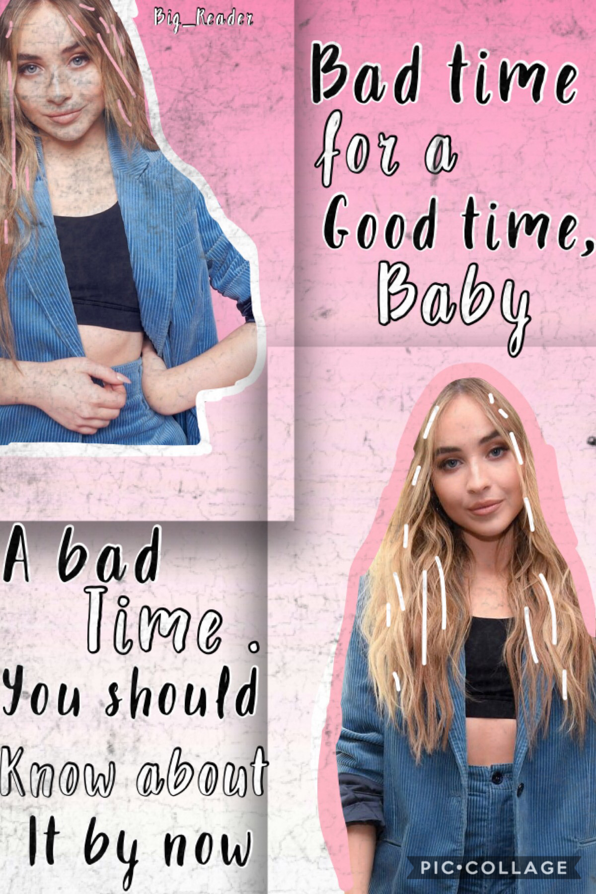 🖥 “Bad Time” by Sabrina Carpenter 🖥 Tap!
This is pretty bad but whatever 😂 Everyone, please enter sunnyshows ‘s icon contest!! She would REALLY appreciate it! Hope everyone has a great week!💕 