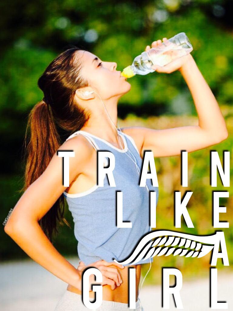 Train Like A Girl😘🎾🏊🏼