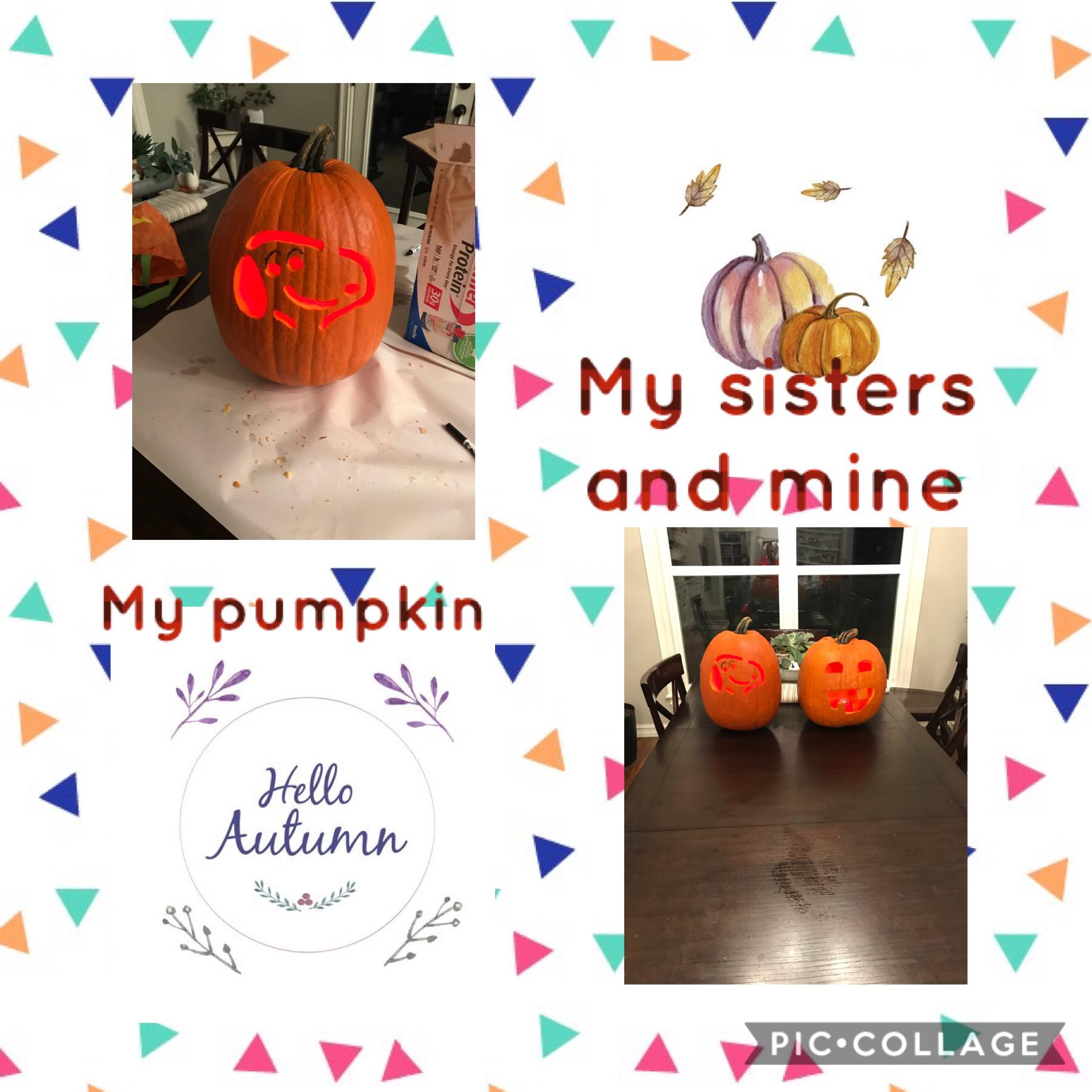 Our pumpkins! 