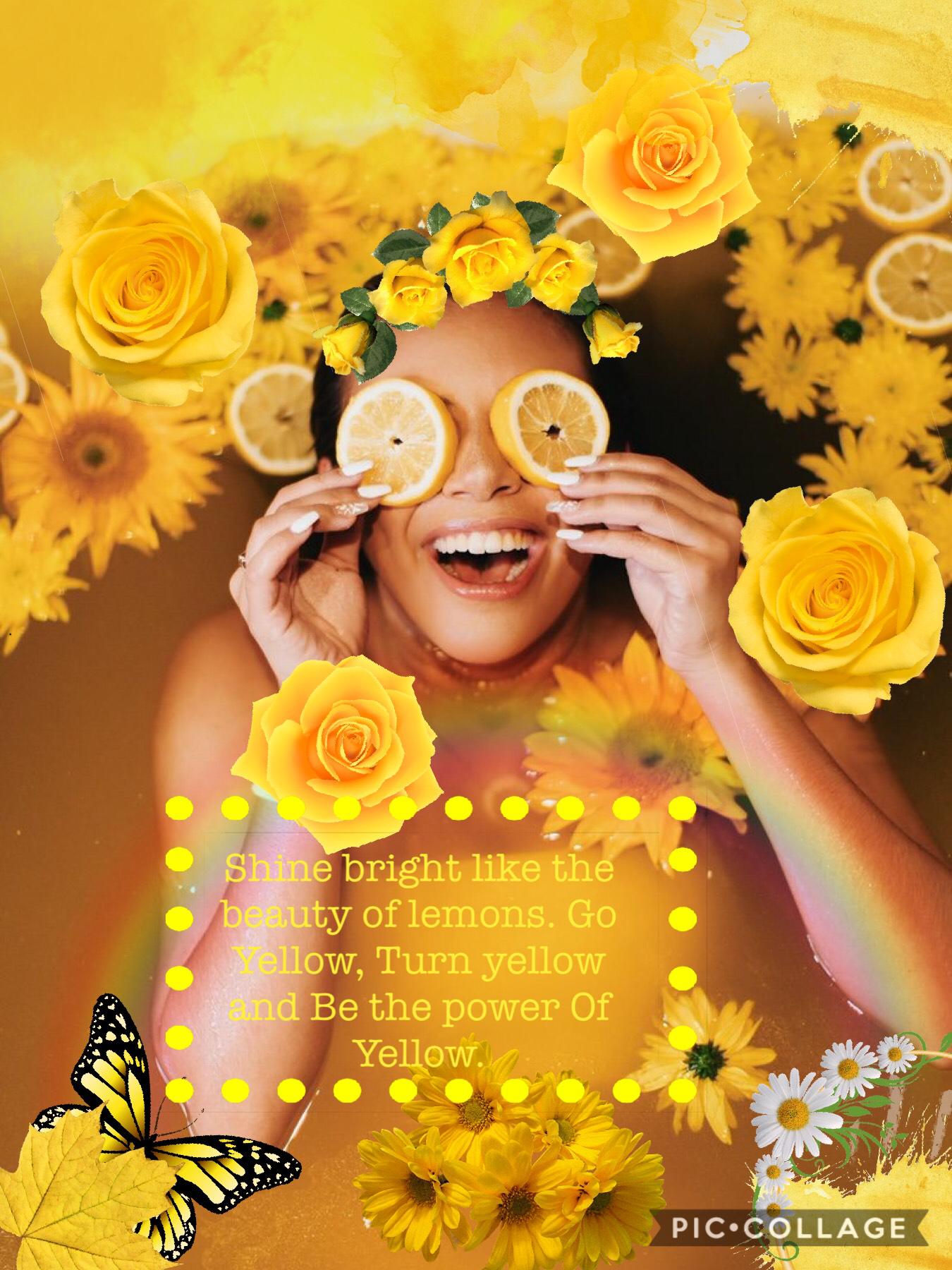 Decided to post this one of Adelaine Morin that I just created. Go subscribe to her YouTube which is Adelaine Morin she is the best. I am really into yellow lately so I decided to do this. Comment some celebs you want me to do collages on.