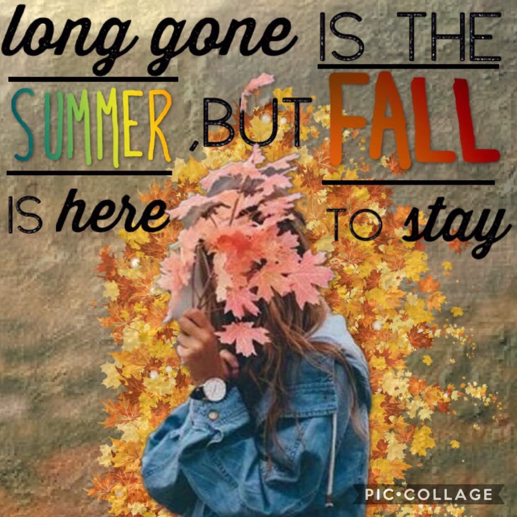 Tap!
I remixed PC’s post about summer turning to fall, and I’m satisfied with the result, so here it is!