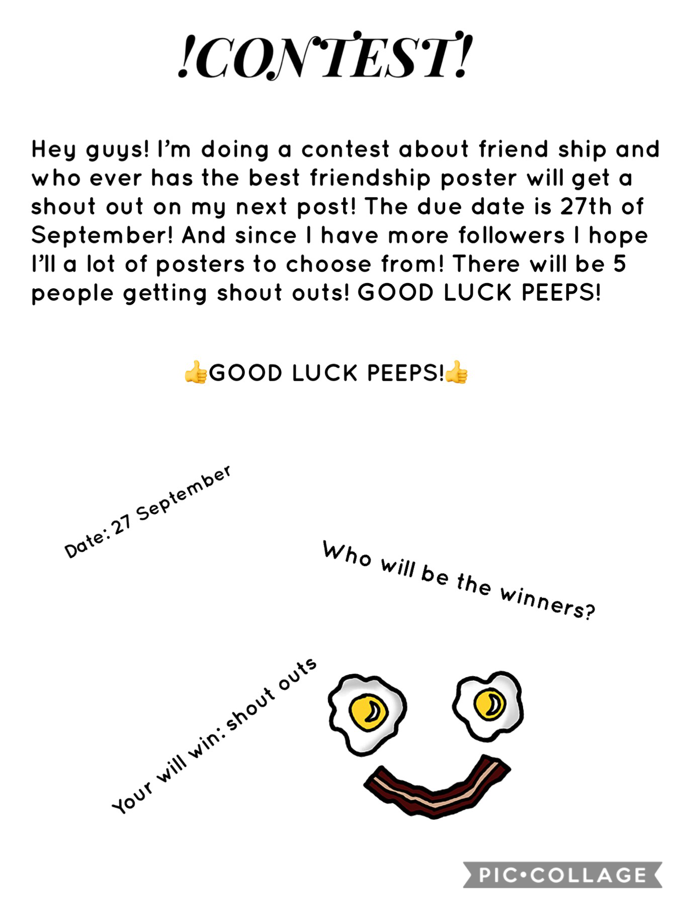 Follow me! And good luck for those who are participating!