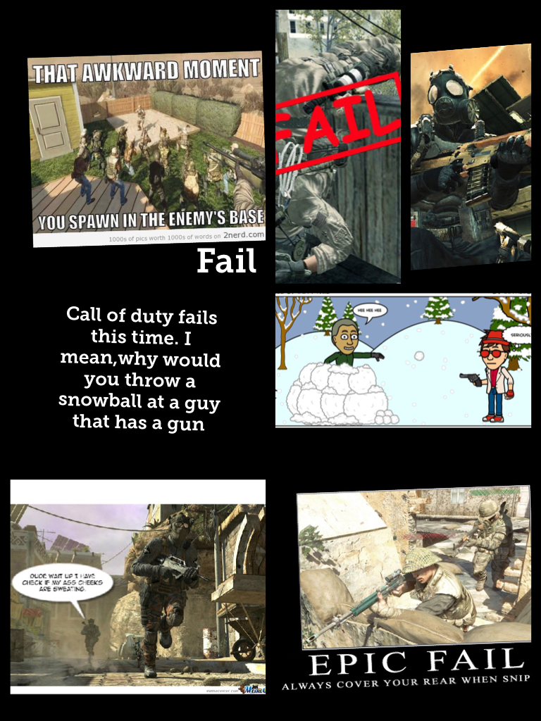 Call of duty fails this time