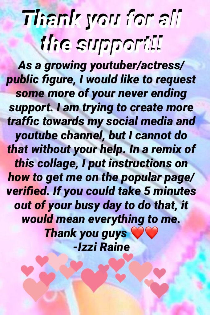 Thank you for all the support!! #izziraine #strangerthings #strangerthingsfan #fun #newyear #2018 #feature #verifyme #popular