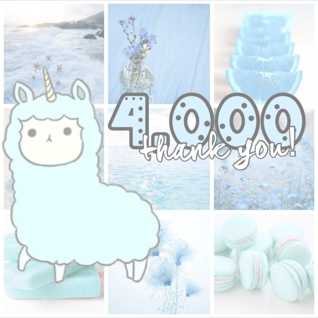 💕THIS IS SORT OF MY ANIMAL THEME (ALPACA) CLICK💕
GAH I CANT TAKE IT ANYMORE🌊💦 4K SRSLY?!😱💕👏🏻TYASM! ILYASFM I CANT EXPLAIN AHHHH!🎶💭 I couldn't have done it without each and one of my followers I can't explain how I feel and OMG!!💕🍃😱 ( MY LAST ANIMAL THEME)