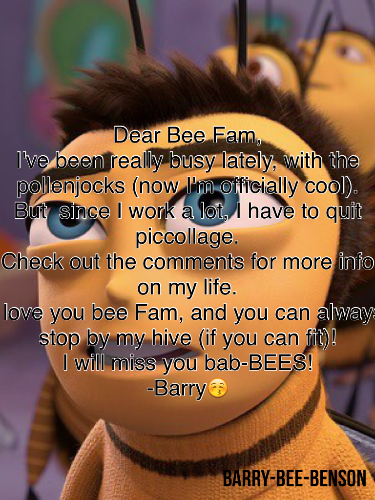 Dear Bee Fam,🐝🐝🐝