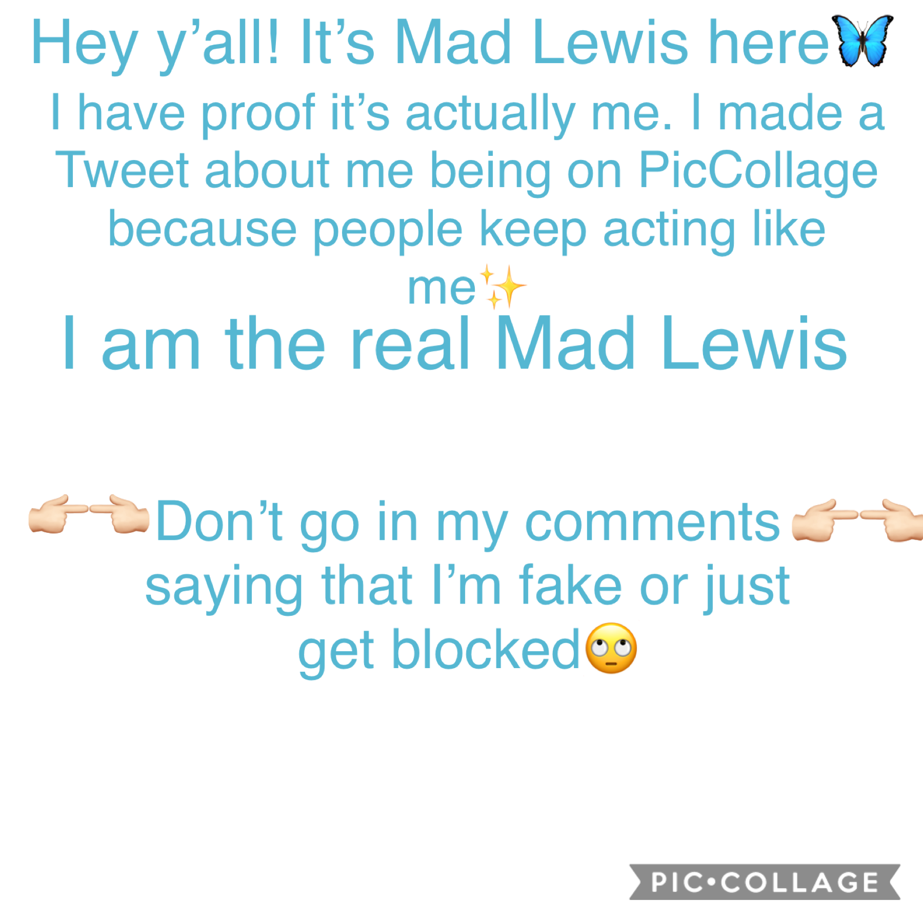 🦋Tap🦋
Call me fake then just get blocked, as simple as that🙃