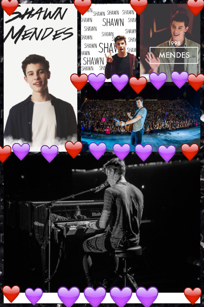 I added to many hearts😂😂💜love you Shawn 