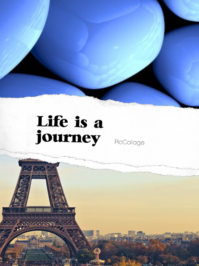 To Paris, France from exploring blue rocks✨ Life Is A Journey✨