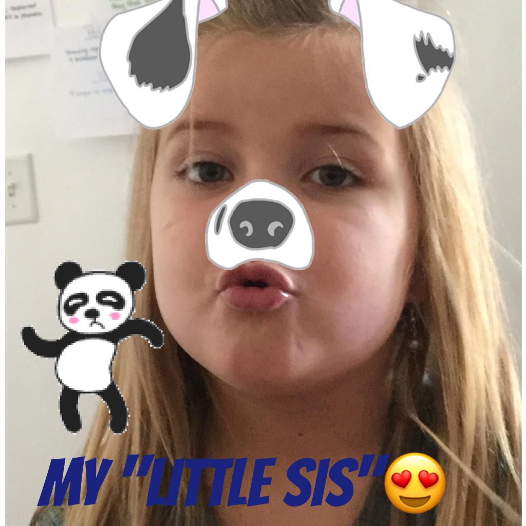 My "little sis"😍