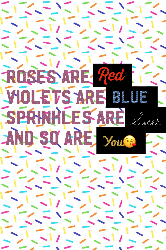 Who is your sprinkled valentine?